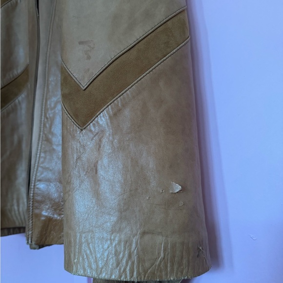 RARE Vintage Skin Gear Leather Trench Coat - Picture 5 of 7